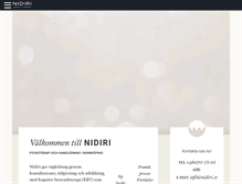 Tablet Screenshot of nidiri.se